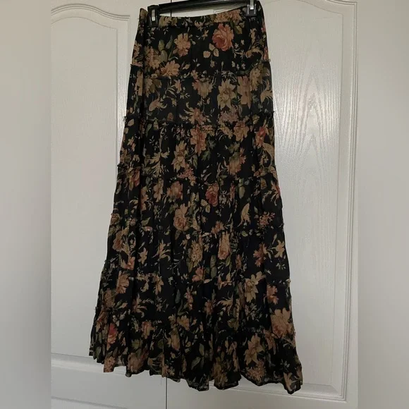 Denim & Supply Ralph Lauren Floral Maxi Skirt - Picture 1 of 6